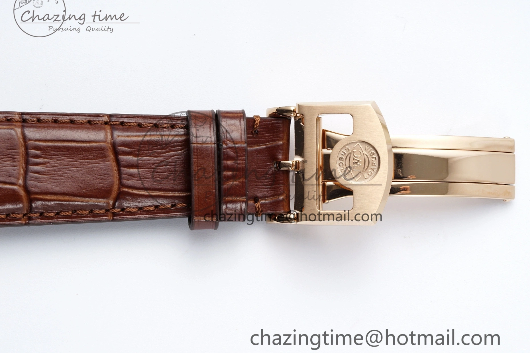 MIROTIME 0420 WellDesigned Portugieser Perpetual Calendar RG 5033 APSF 1:1 Best Edition White Dial on Brown Leather Strap A52610 Clone 7042